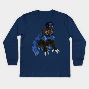 Raziel the Soul Reaver sad gaze Kids Long Sleeve T-Shirt